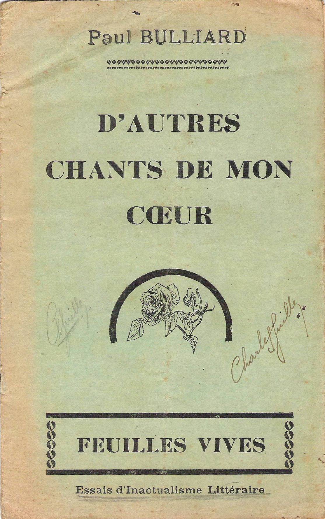 D'autres chants de mon coeur