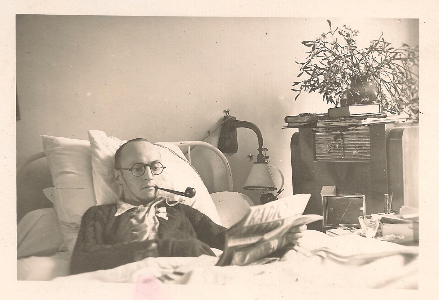 Paul Bulliard au sanatorium de Saint-Jean-d'Aulps